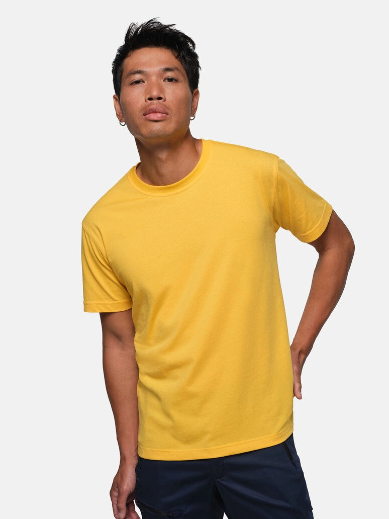 Unisex T-Shirt Performance Mikralinar® Sun Yellow by Hakro -  ChefsCotton