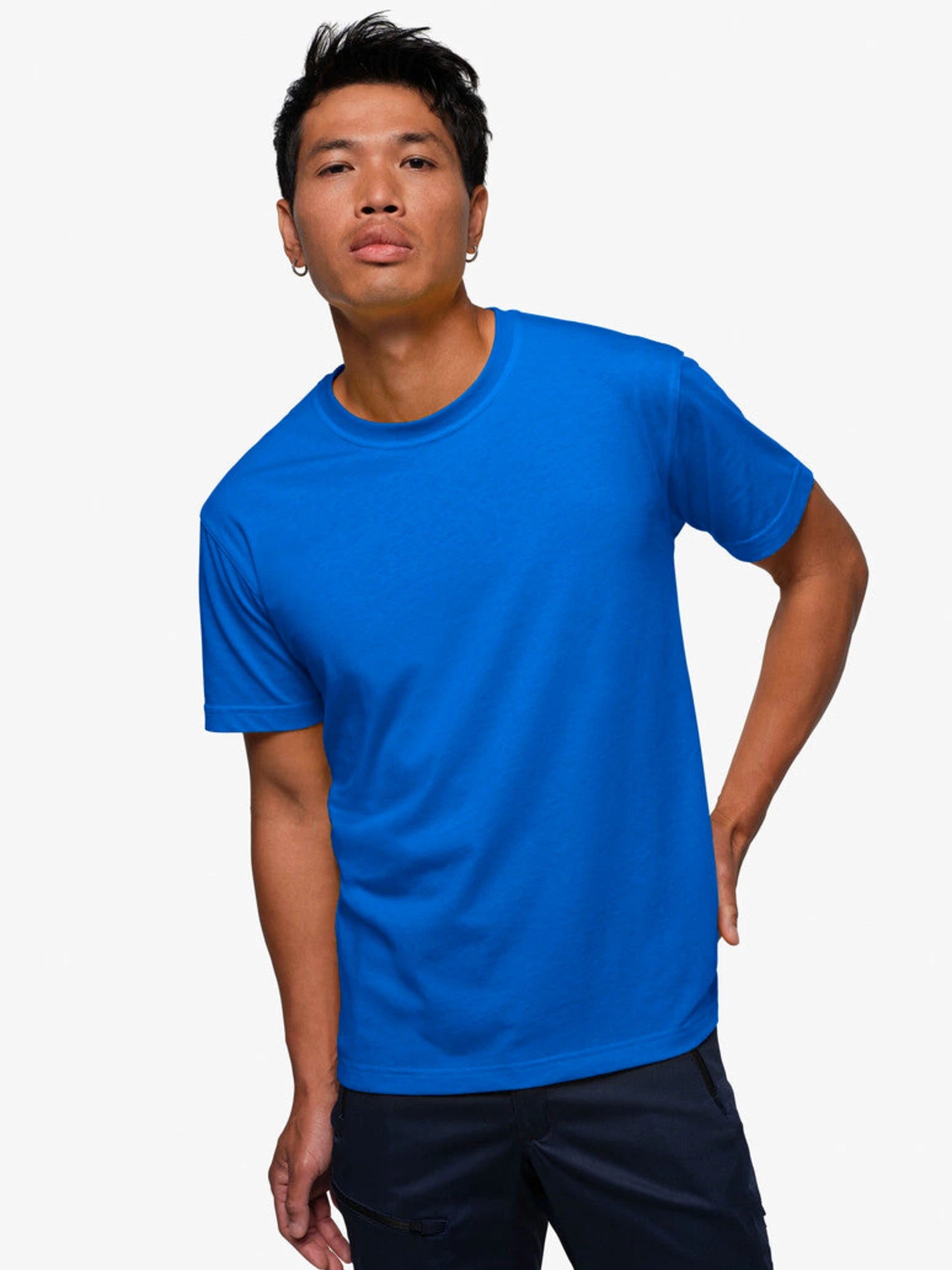 Performance Unisex T-Shirt Mikralinar® Ultramarine Blue by Hakro - ChefsCotton
