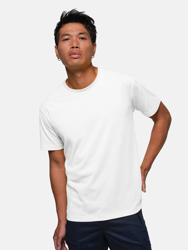 Unisex T-Shirt Performance Mikralinar® White by Hakro -  ChefsCotton