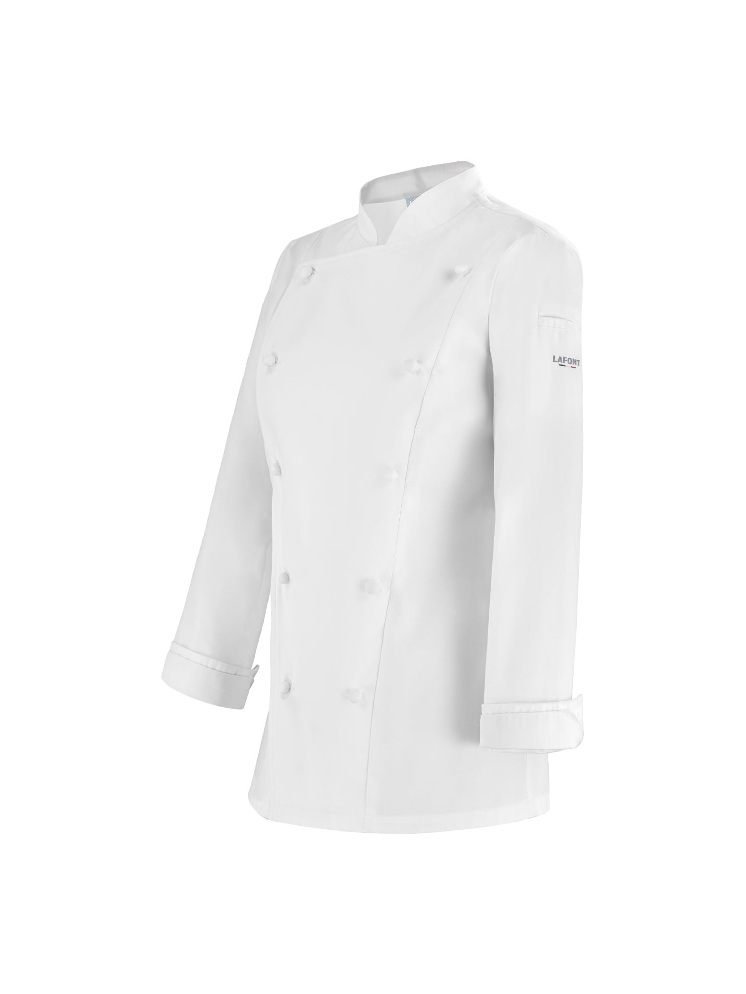 Women's Chef Jacket Platine White by LaFont - ChefsCotton