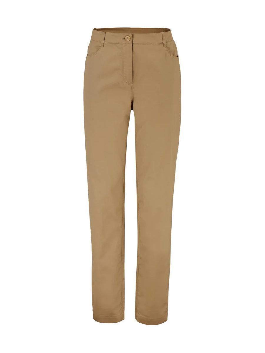 Balard women’s kitchen and service catering pants in Camel Brown by La Font | ChefsCotton