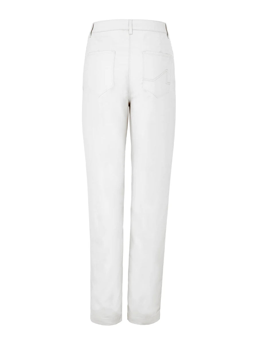 Balard women’s kitchen and service catering pants in White by La Font | ChefsCotton