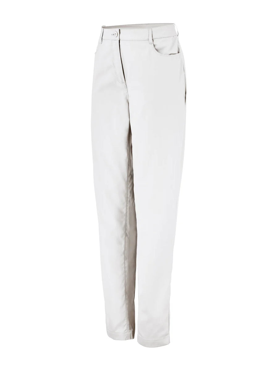 Balard women’s kitchen and service catering pants in White by La Font | ChefsCotton