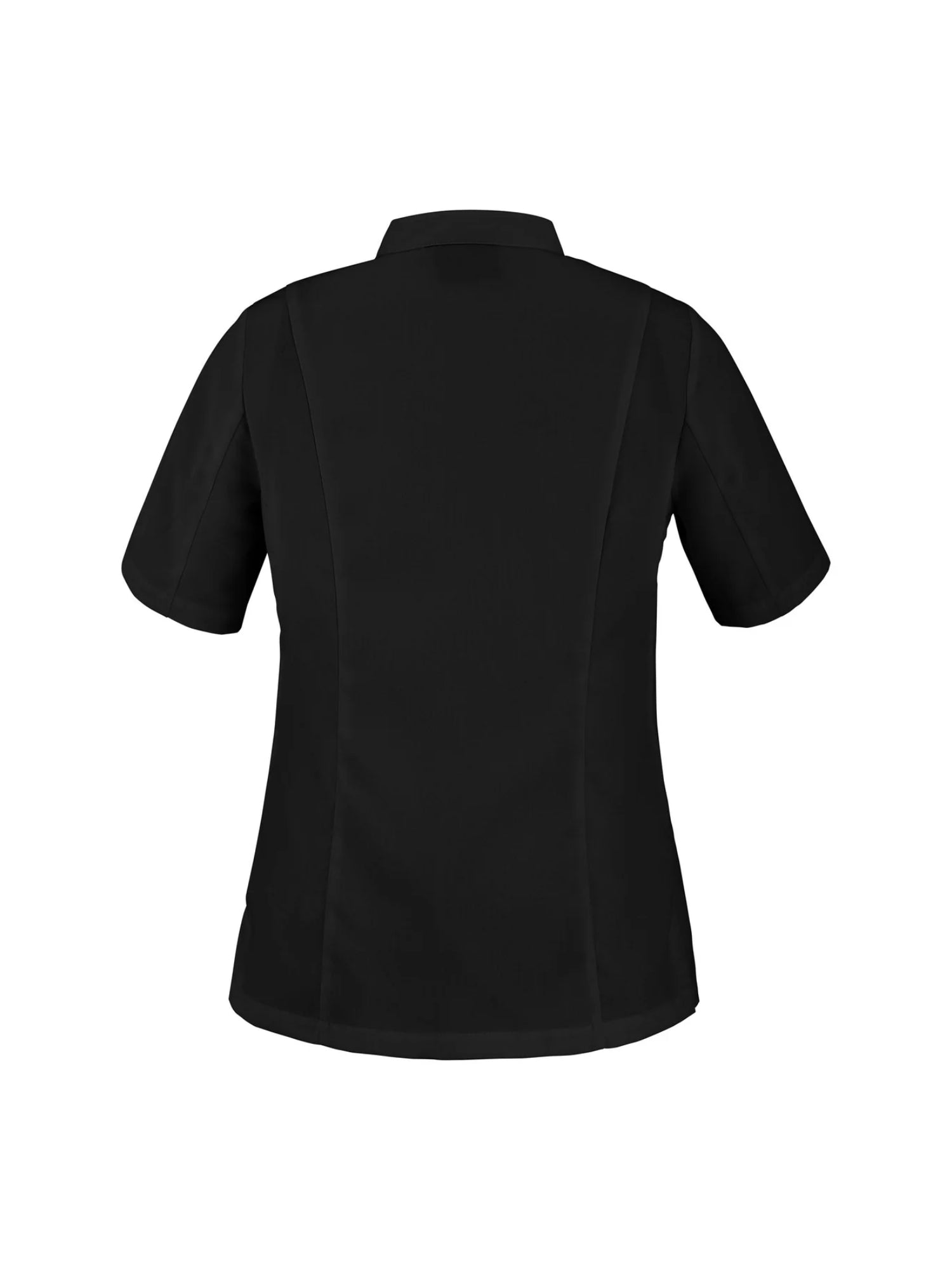 Women's Short-Sleeved Chef Jacket Cristal Pi Black by LaFont -  ChefsCotton