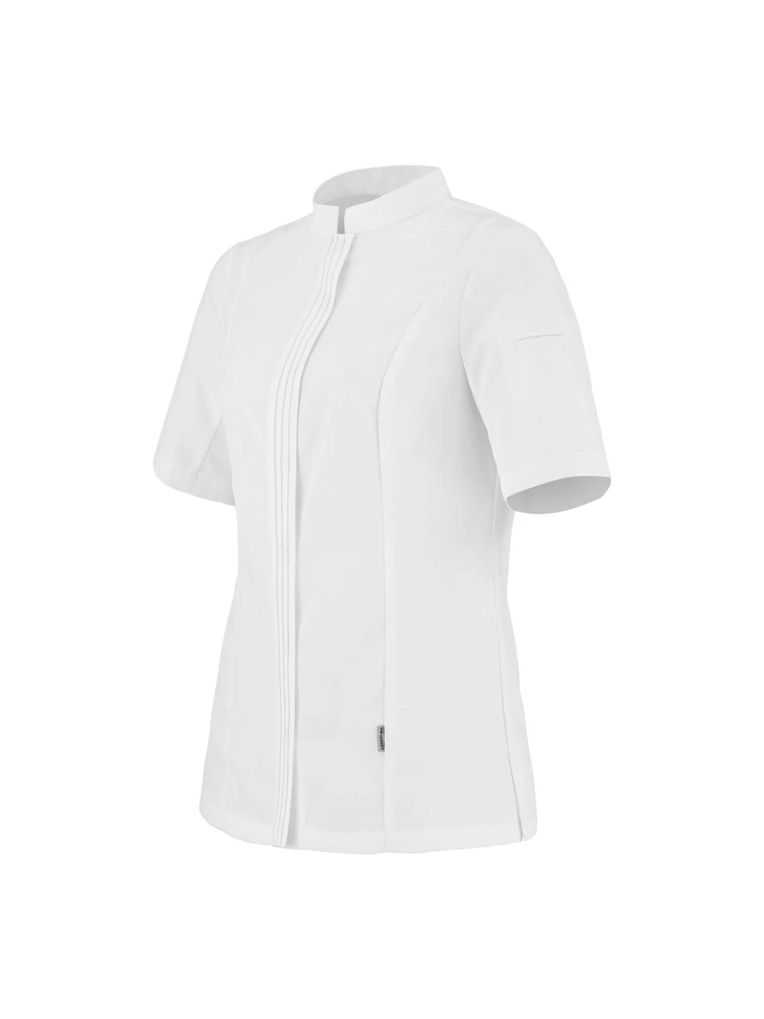 Women's Short-Sleeved Chef Jacket Cristal Pi White by LaFont -  ChefsCotton