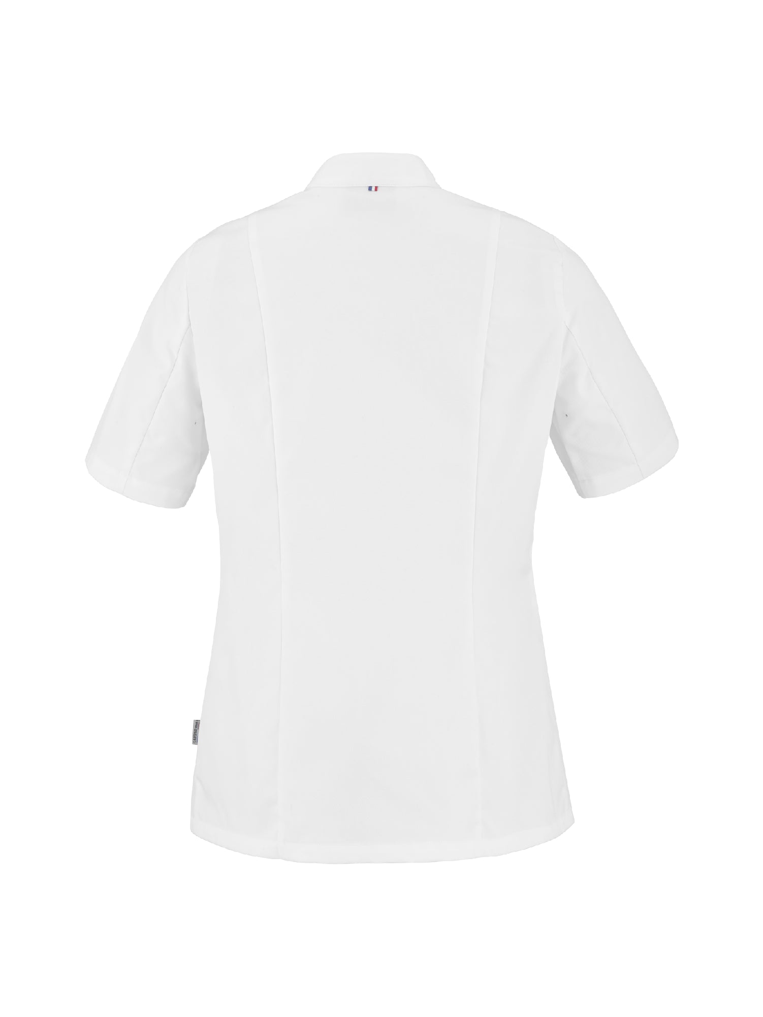 Women's Short-Sleeved Chef Jacket Platine White by LaFont - ChefsCotton