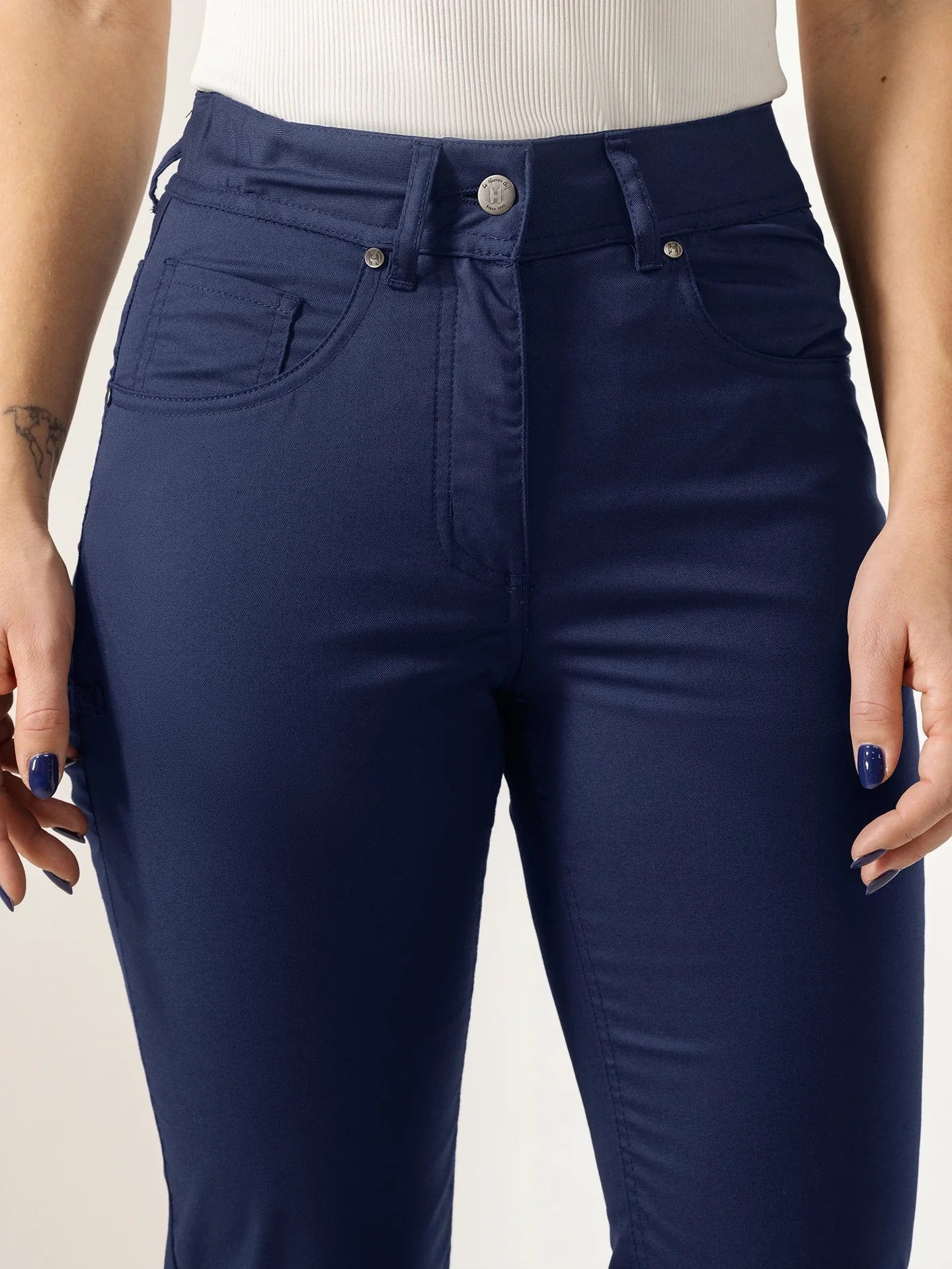 Pants Ohio Navy by Le Nouveau Chef -  ChefsCotton