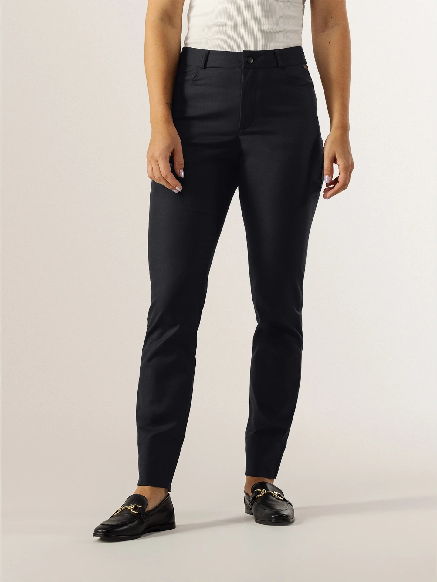 Pants Savannah Black by Le Nouveau Chef -  ChefsCotton