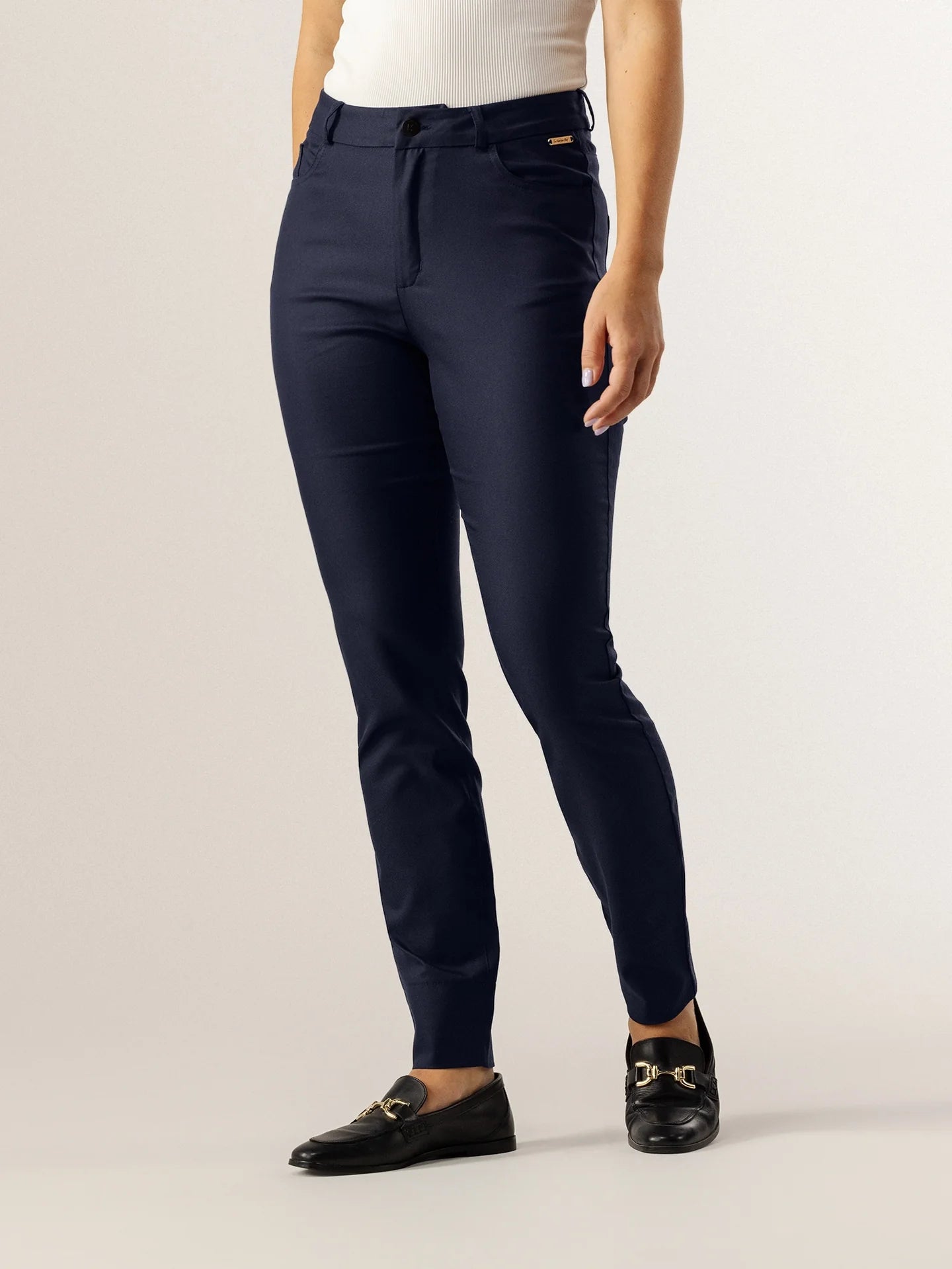 Pants Savannah Deep Blue by Le Nouveau Chef -  ChefsCotton