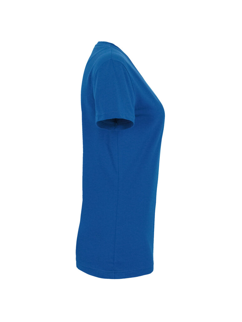 Performance Women V-Shirt Ultramarine Blue by Hakro -  ChefsCotton