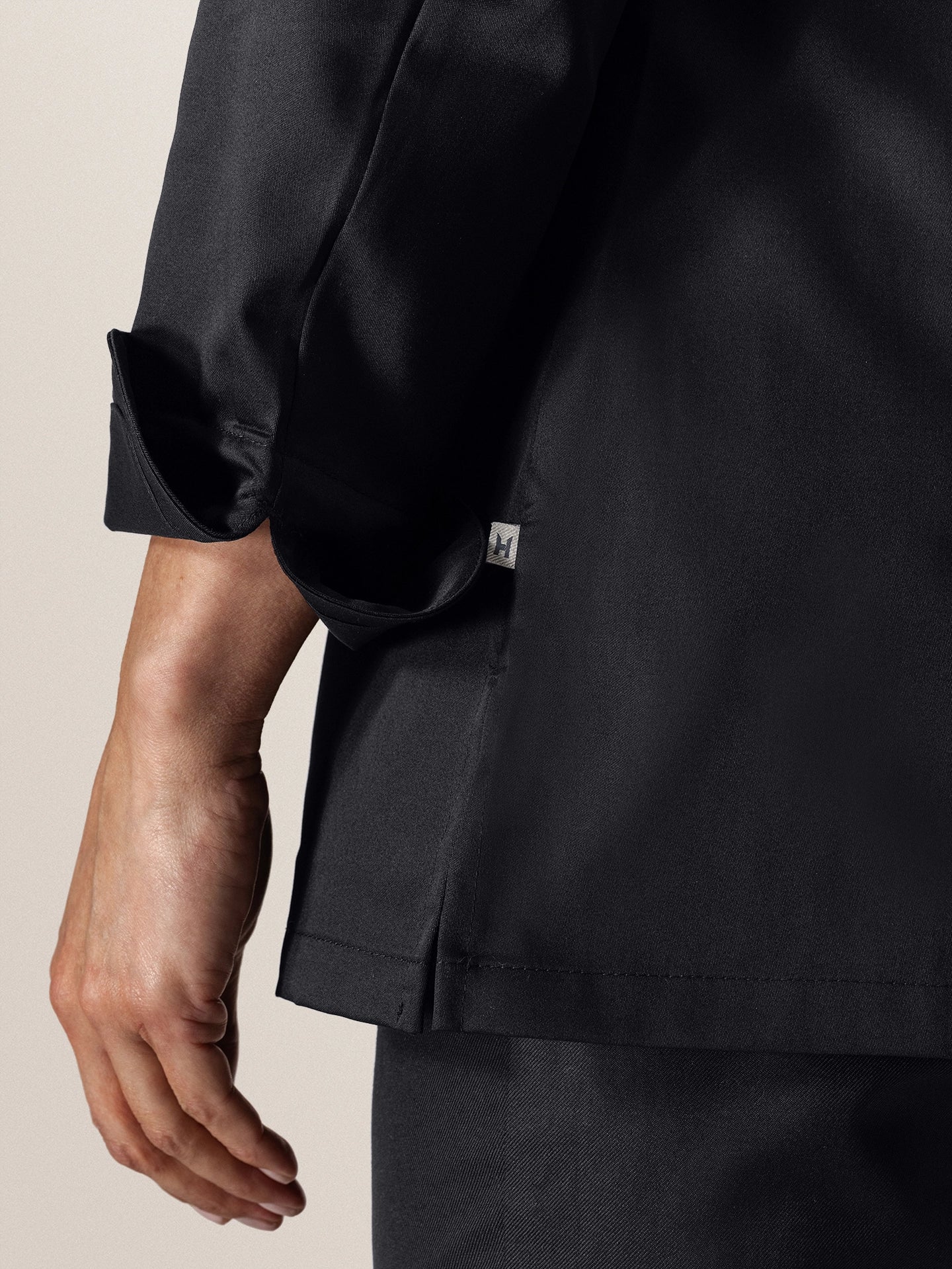 Chef Jacket Venus Black by Le Nouveau Chef -  ChefsCotton
