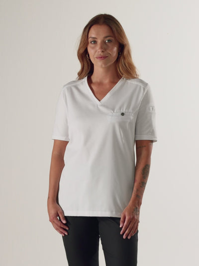 T-Shirt Fae White by Le Nouveau Chef -  ChefsCotton