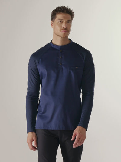 Chef Jacket Elias Patriot Blue by Le Nouveau Chef -  ChefsCotton