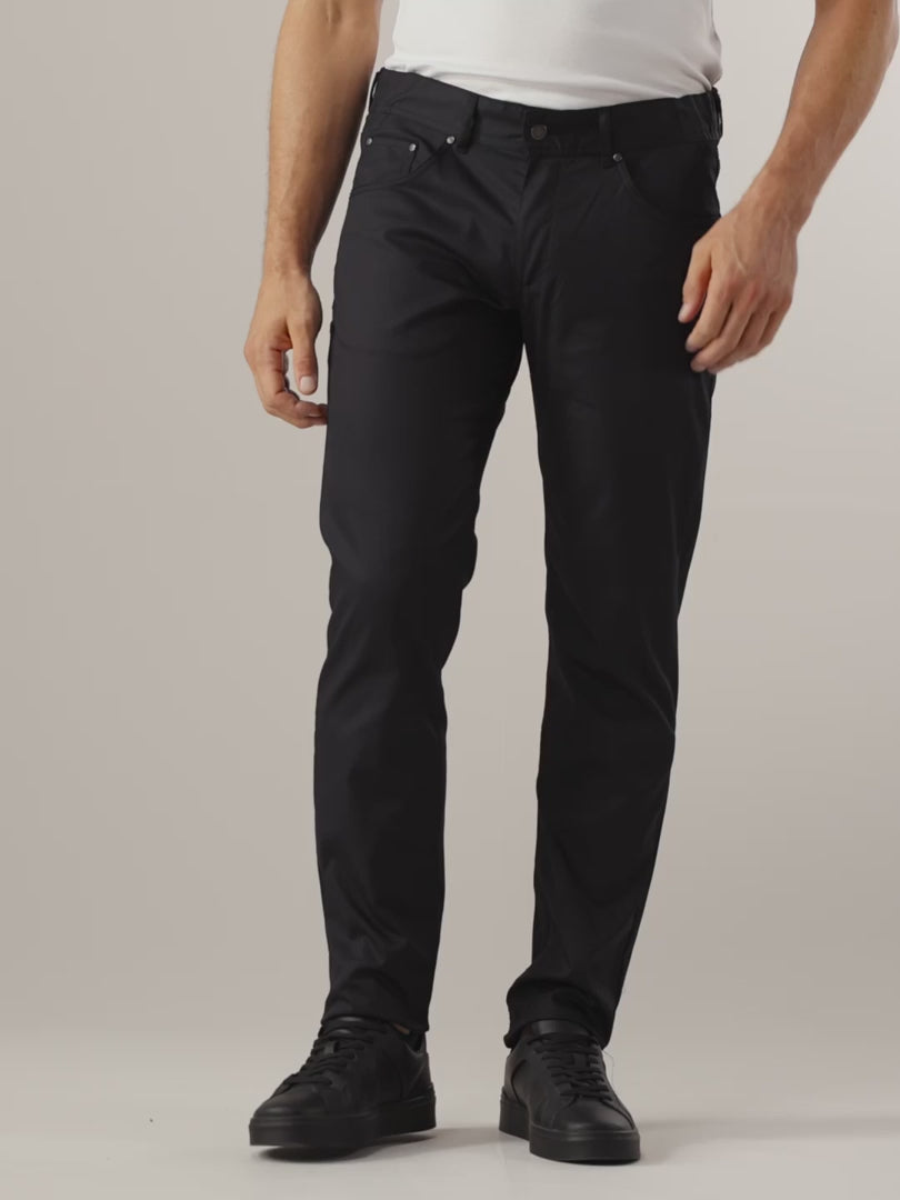 Pants Oregon Black by Le Nouveau Chef -  ChefsCotton