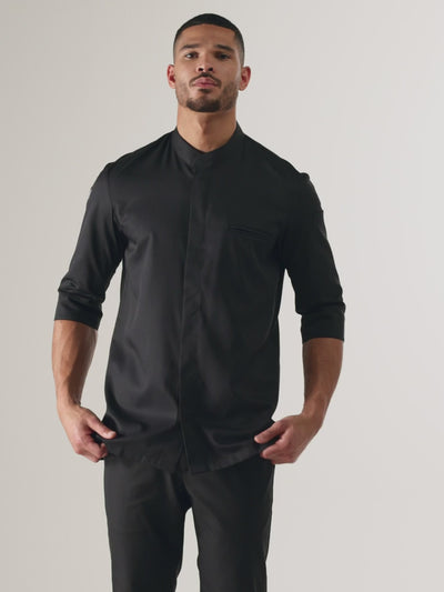 Chef Jacket Fabian Black by Le Nouveau Chef -  ChefsCotton
