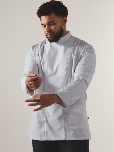 Chef Jacket Dave White by Le Nouveau Chef -  ChefsCotton