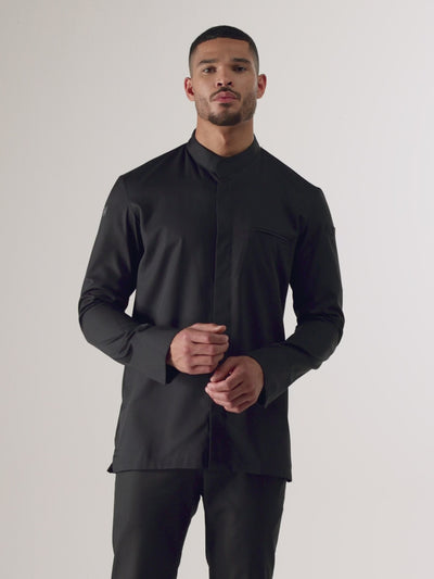 Chef Jacket Alain Black by Le Nouveau Chef -  ChefsCotton