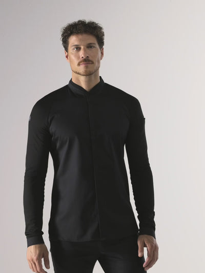 Chef Jacket Romain Black by Le Nouveau Chef -  ChefsCotton