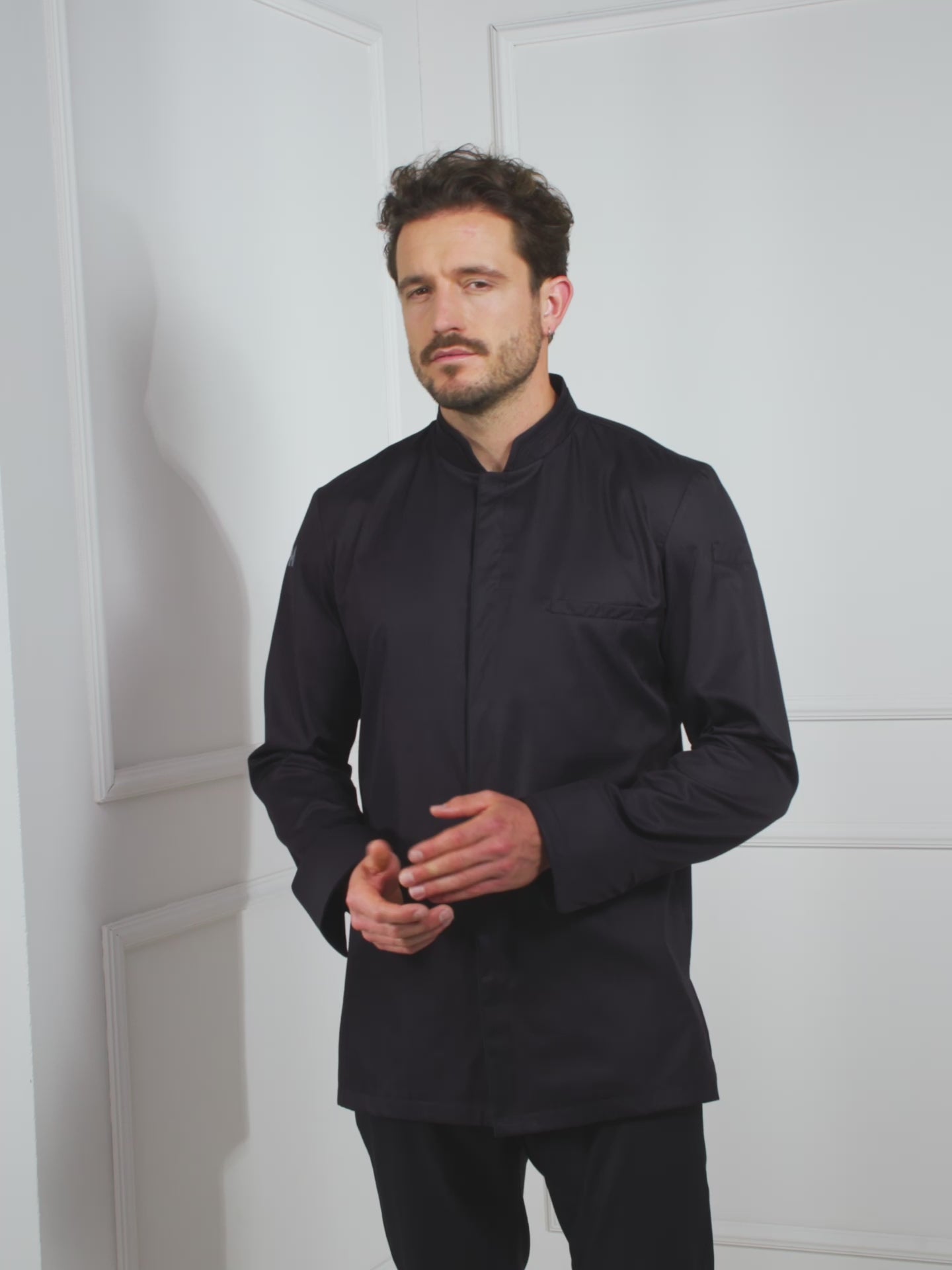 Chef Jacket Falco Black by Le Nouveau Chef