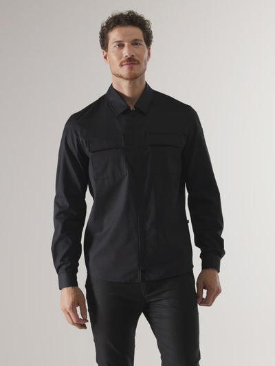 Chef Jacket Damian Black by Le Nouveau Chef -  ChefsCotton