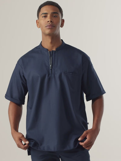 Chef T-shirt Henrique Deep Blue by Le Nouveau Chef -  ChefsCotton