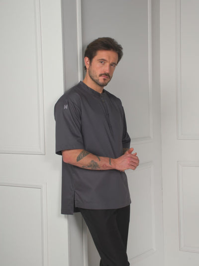 Chef and Service T-Shirt Gorgio Dark Grey