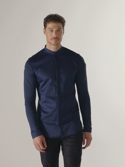 Chef Jacket Julien Patriot Blue by Le Nouveau Chef -  ChefsCotton