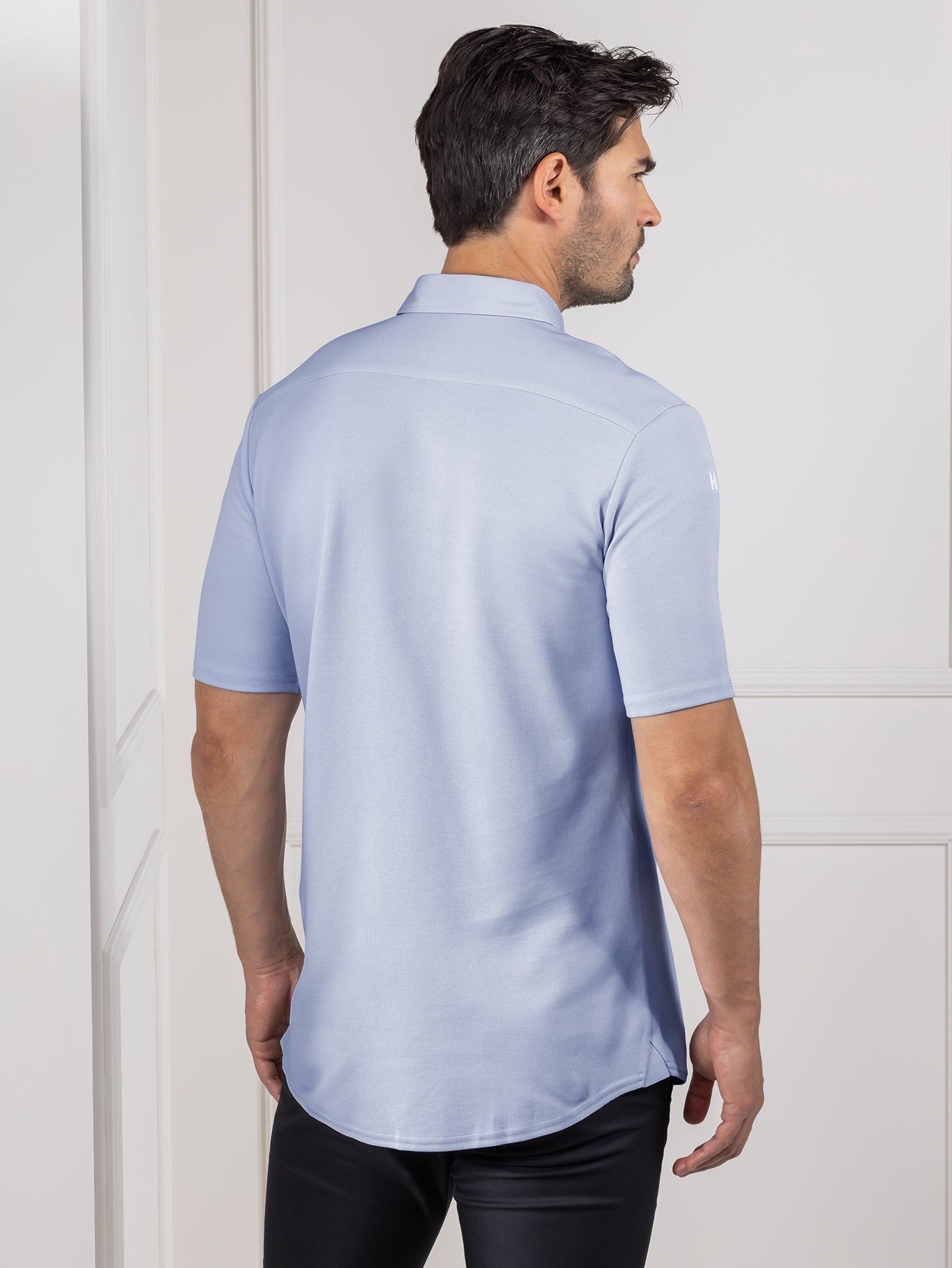 Polo Matteo Light Blue by Le Nouveau Chef -  ChefsCotton