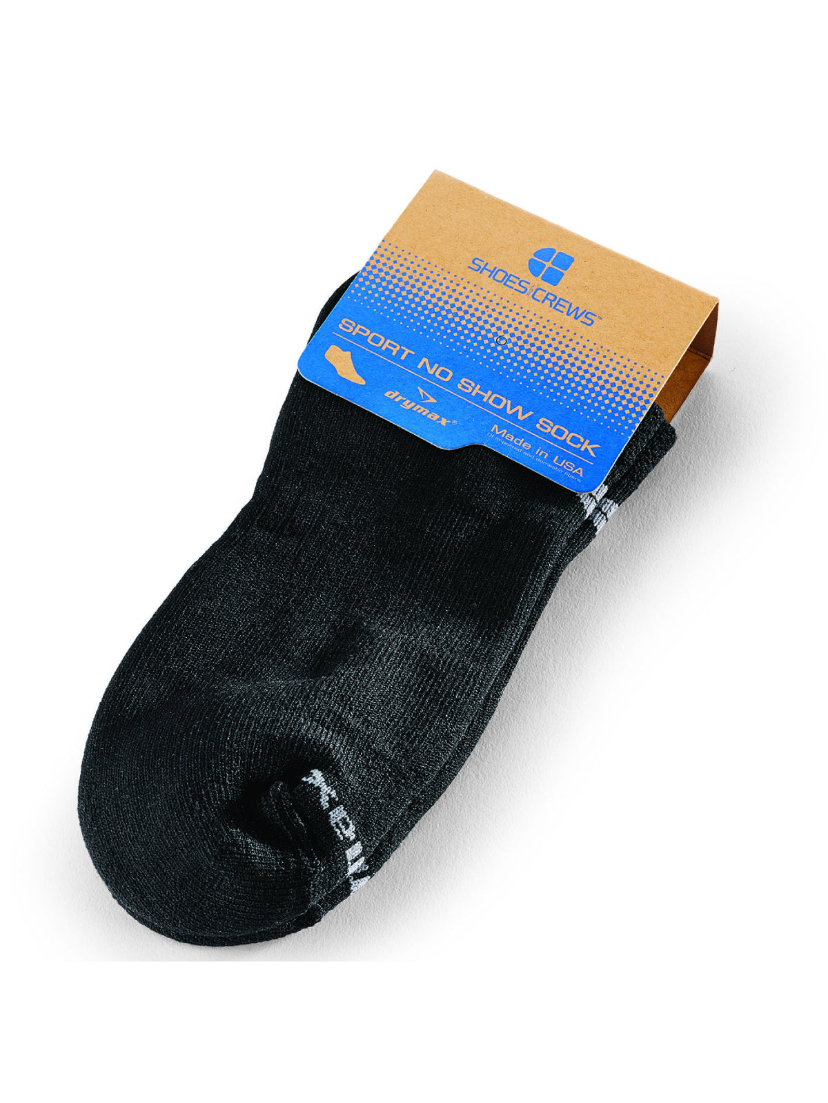 Unisex No-Show Sock Black by  Shoes For Crews.
