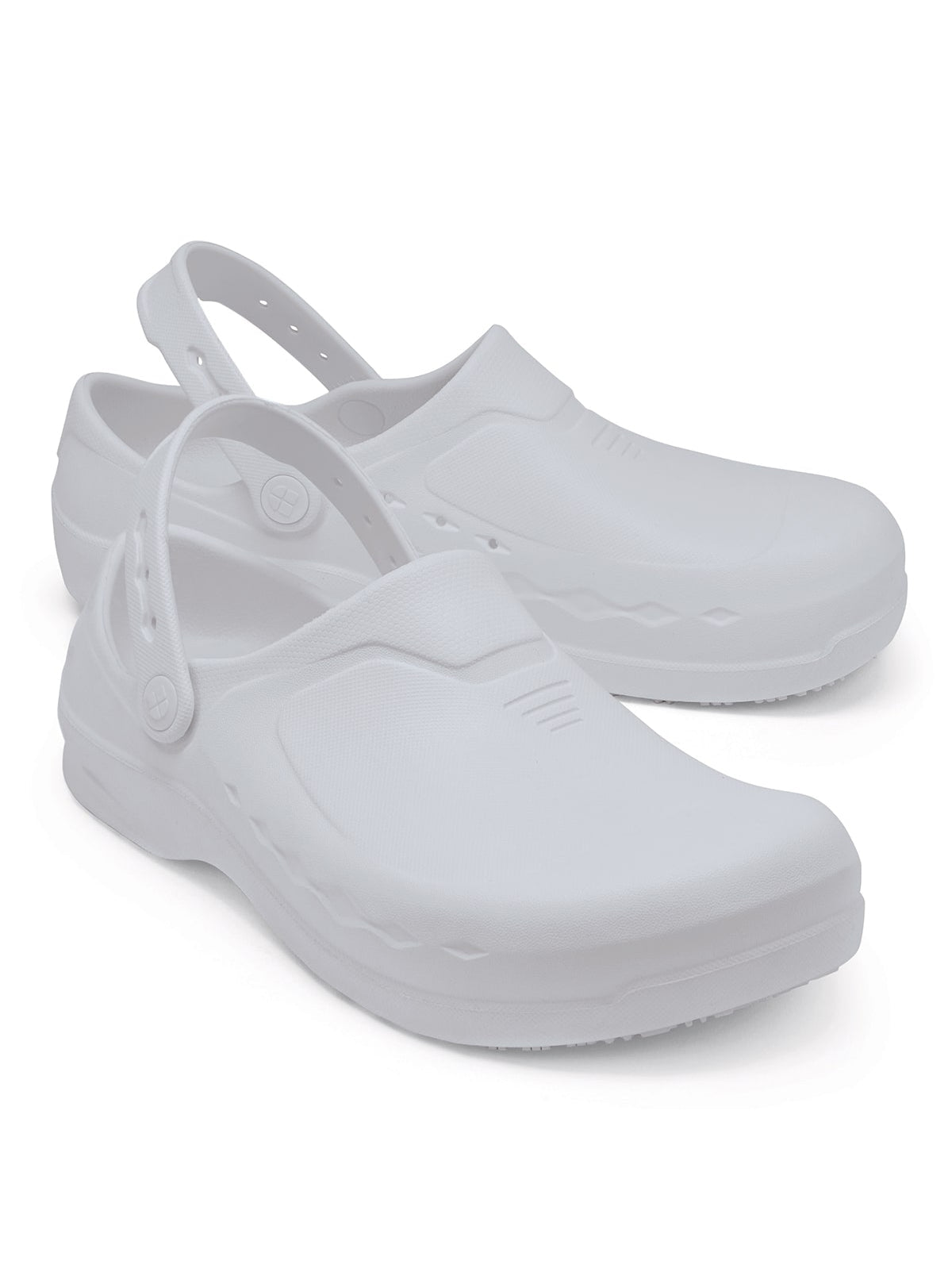Unisex Work Shoe Zinc White by  Shoes For Crews.