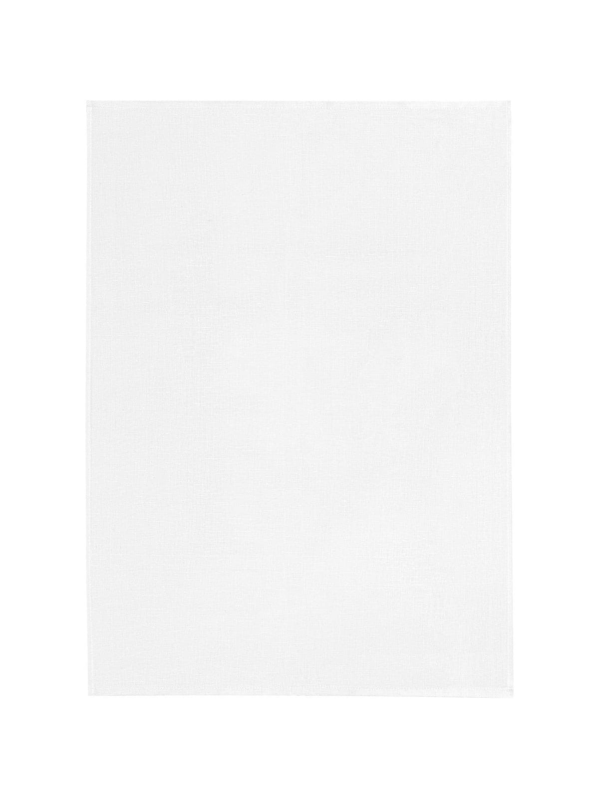 Kitchen Towel Half-Linen White - 12 Pcs by Kitchen & Table Linens -  ChefsCotton